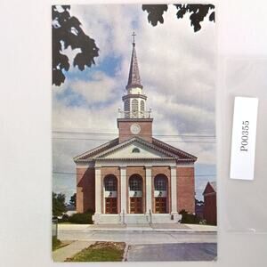 St Anthony's Church Baltimore Maryland Vintage 1958 Postcard Color Photo RPPC